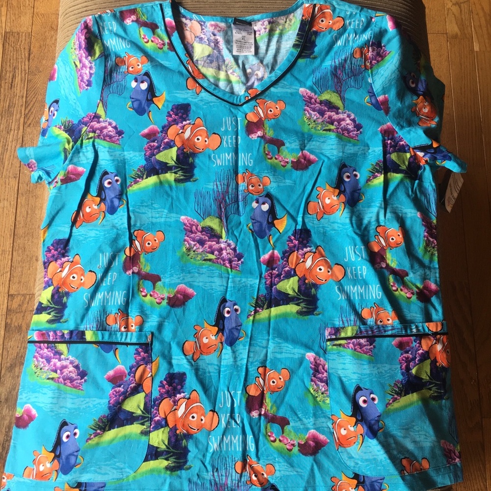 Finding Nemo Scrubs top